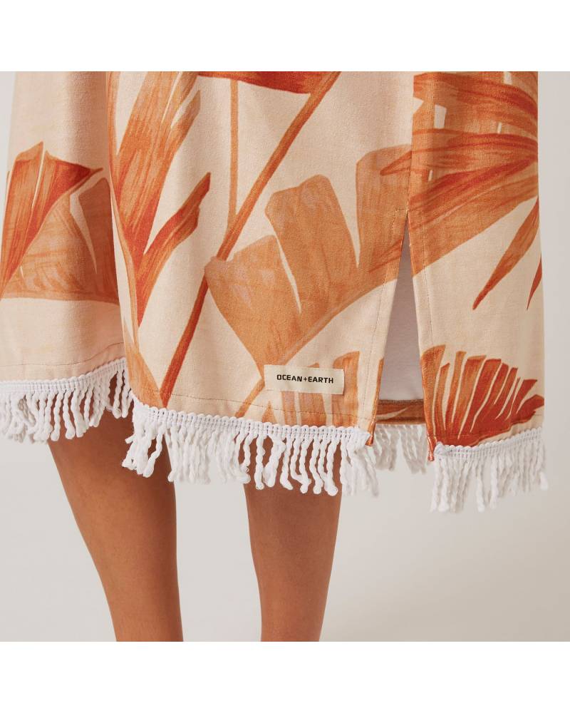 Palm Zip Hooded Poncho