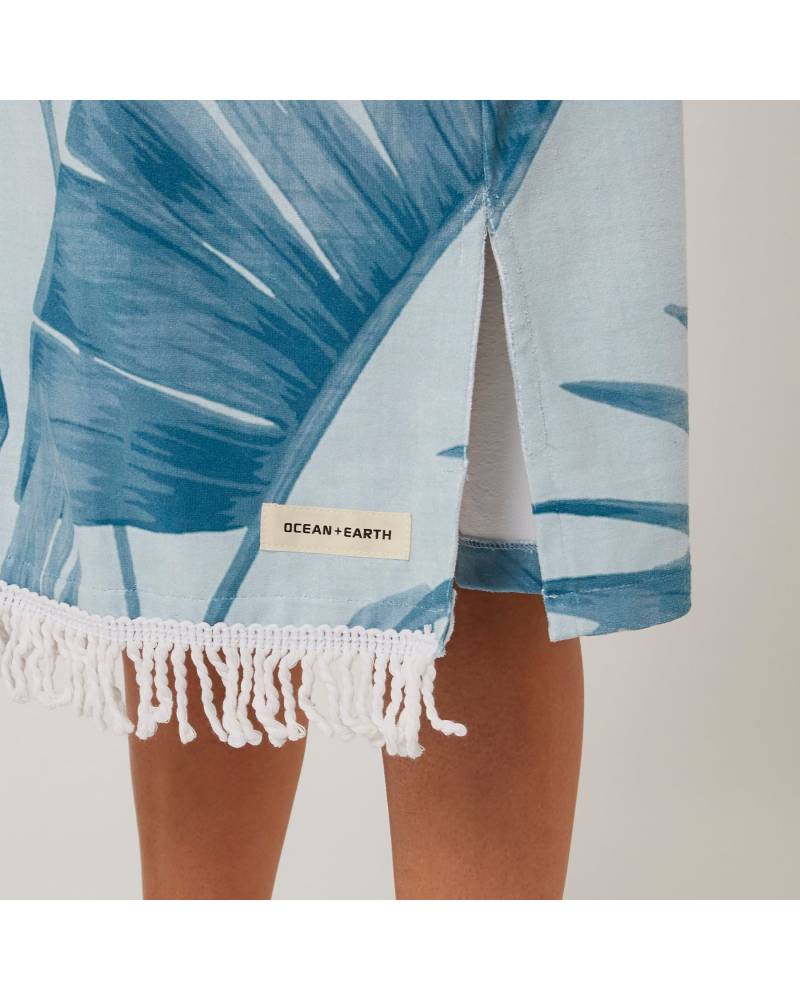 Palm Zip Hooded Poncho