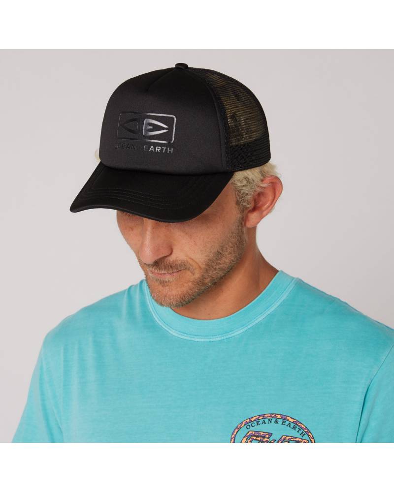 Black cap on person