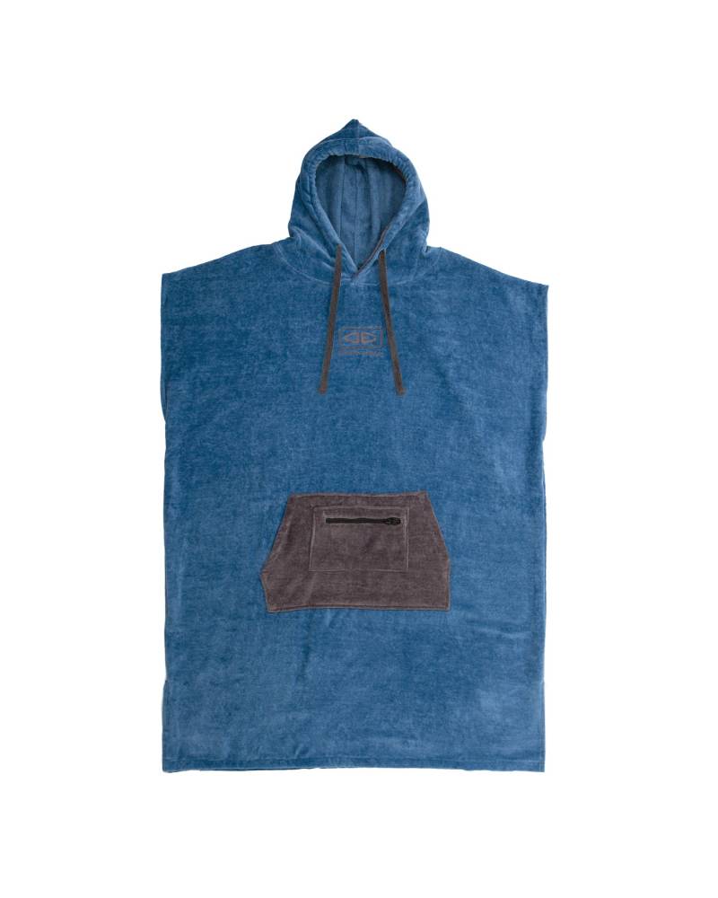 Mens Daybreak Hooded Poncho - Blue