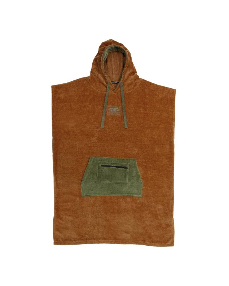 Mens Daybreak Hooded Poncho - Butterscotch