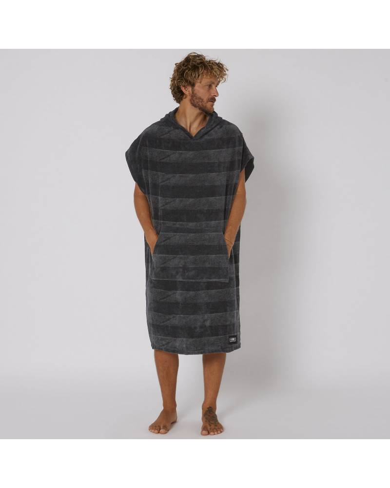 Charcoal Poncho Front View