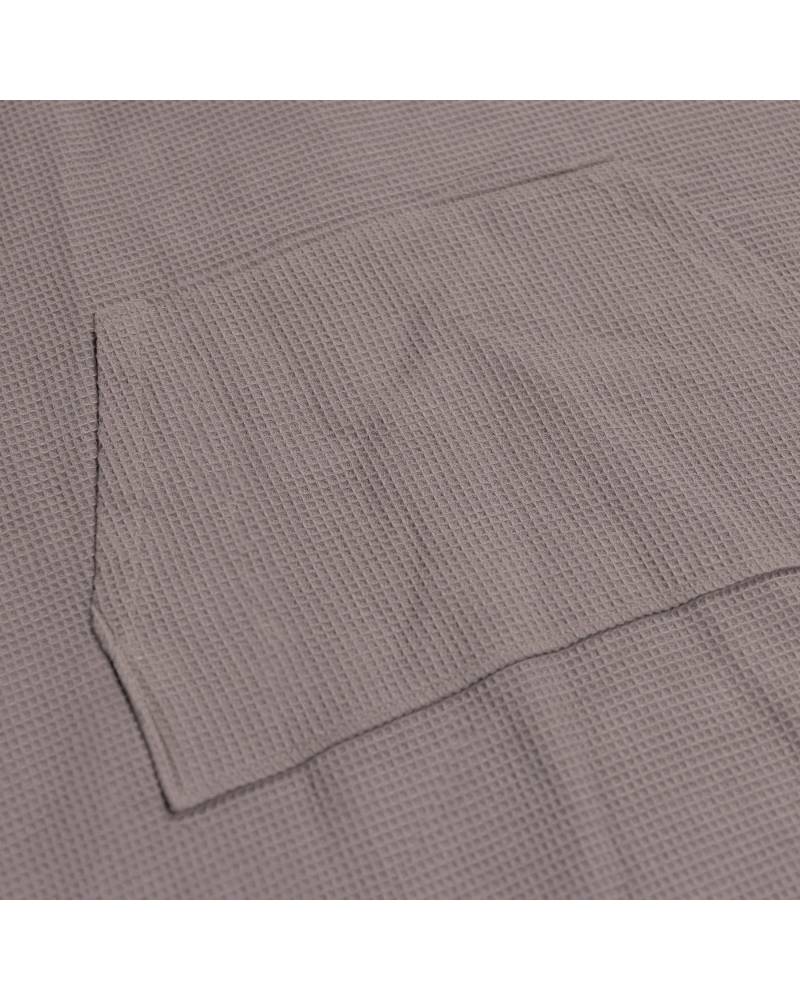 Mens Waffle Poncho Fog Pocket