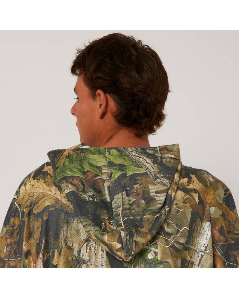 Real Camo Hooded Poncho
