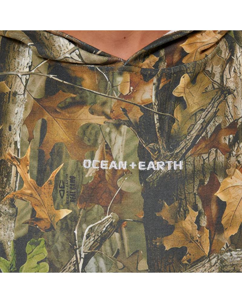 Youth Real Camo Hooded Poncho