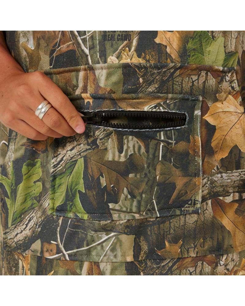 Youth Real Camo Hooded Poncho