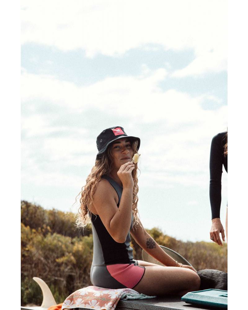Hemp Bucket Surf Hat Black