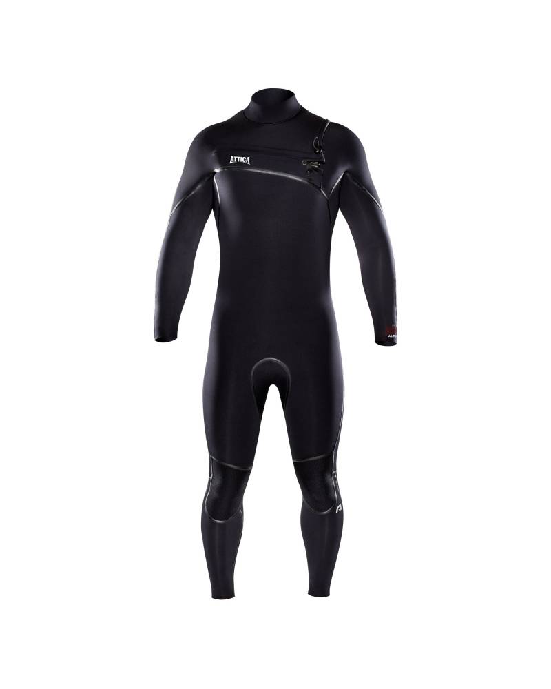 Attica ALPHA Chest Zip 3/2mm Steamer - BLACK / WHITE