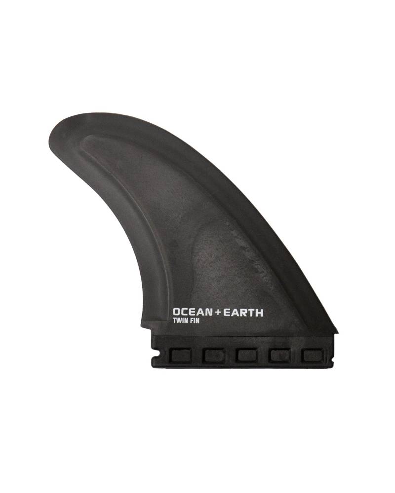 Black Twin Fin Alternate View
