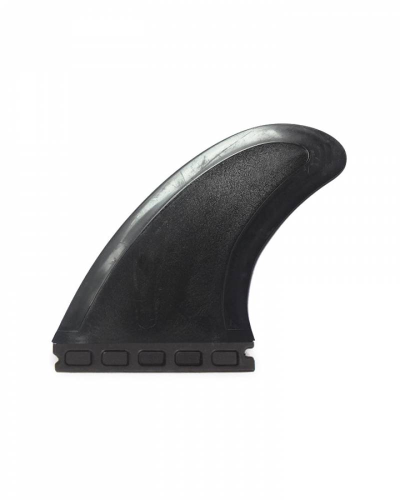Black Twin Fin Side View