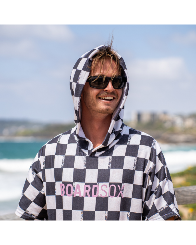 Checks - Boardsox Hooded Towel + Surf Poncho