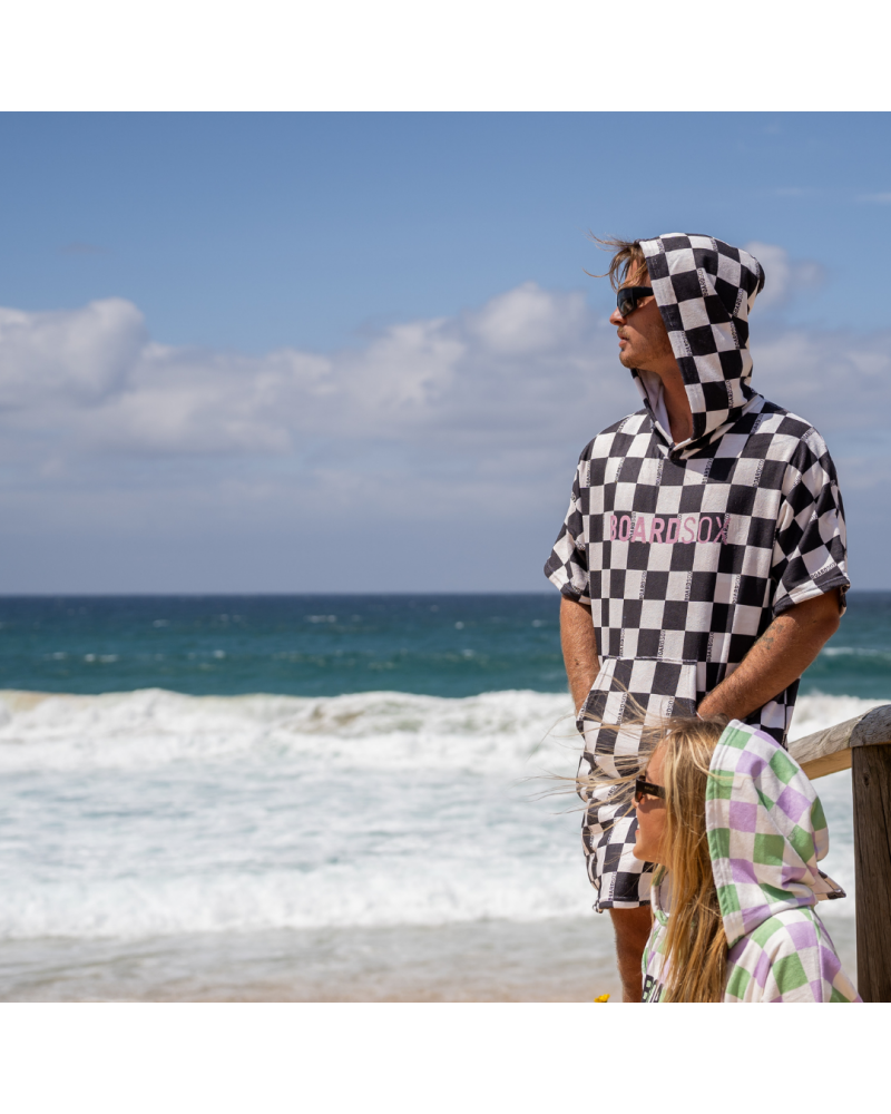 Checks - Boardsox Hooded Towel + Surf Poncho