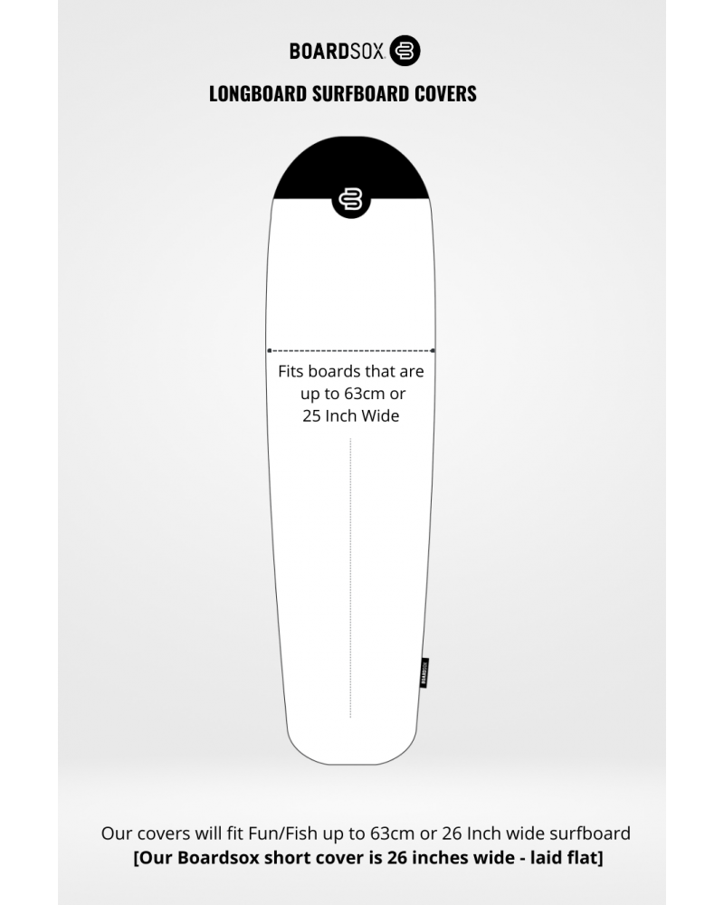 NEW! Saltwater Dreamtime -Longboard Boardsox Surfboard cover