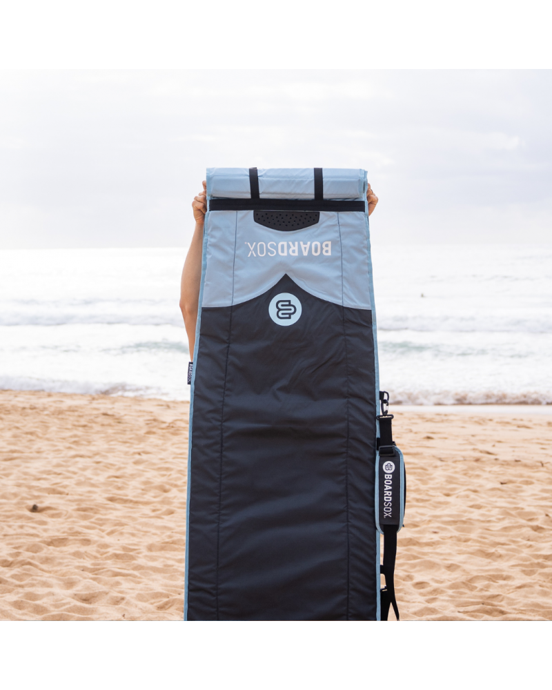 Long Surfboard Cover - Boardsox Zipperless Travel Surfboard Cover