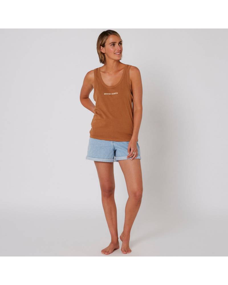 Caramel tank close-up