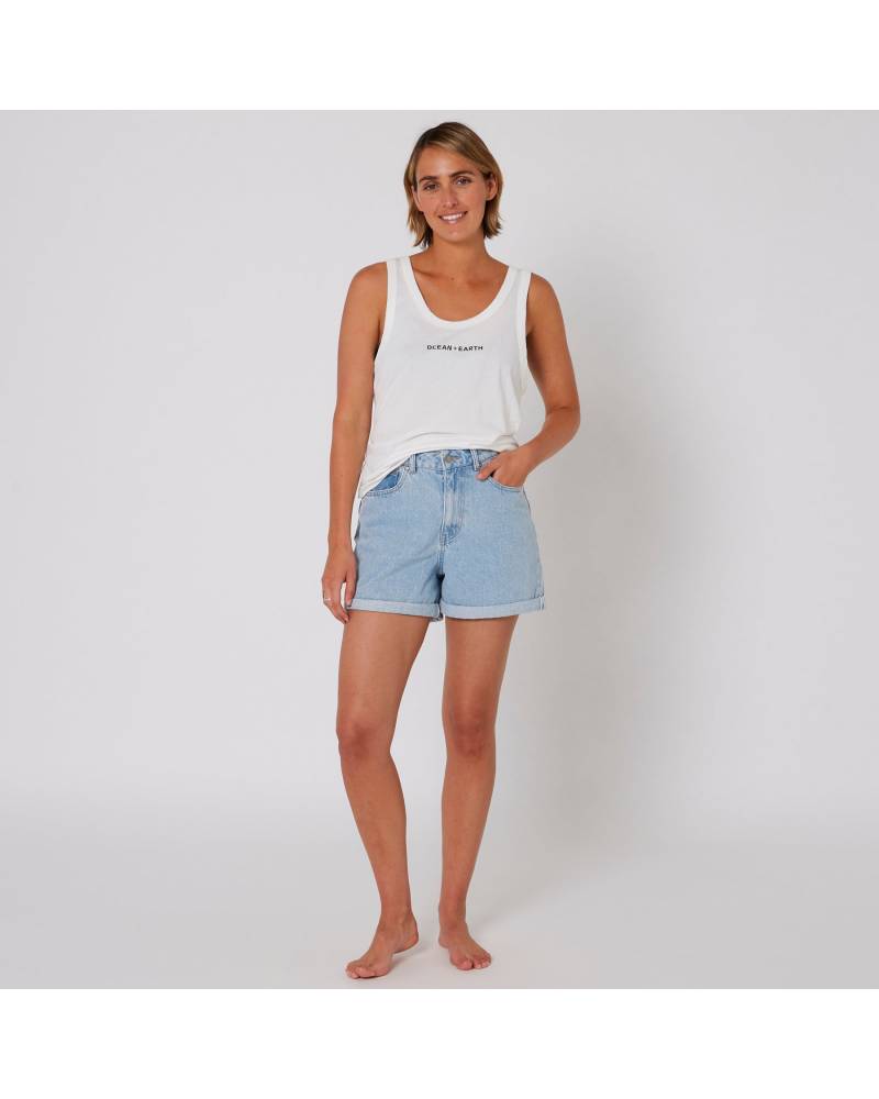 White tank close-up