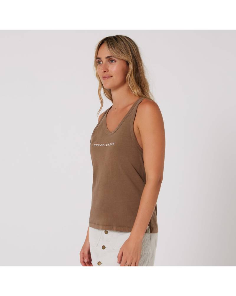 Mocha tank side view