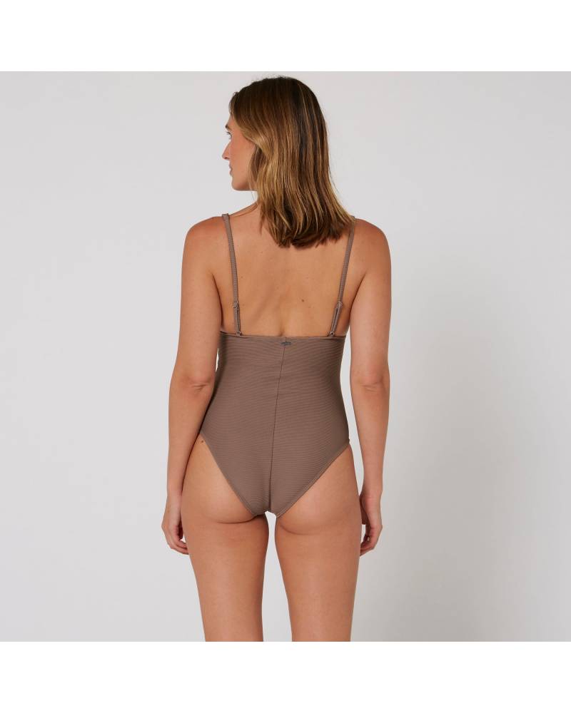 Hyams-Rib Plunge One Piece