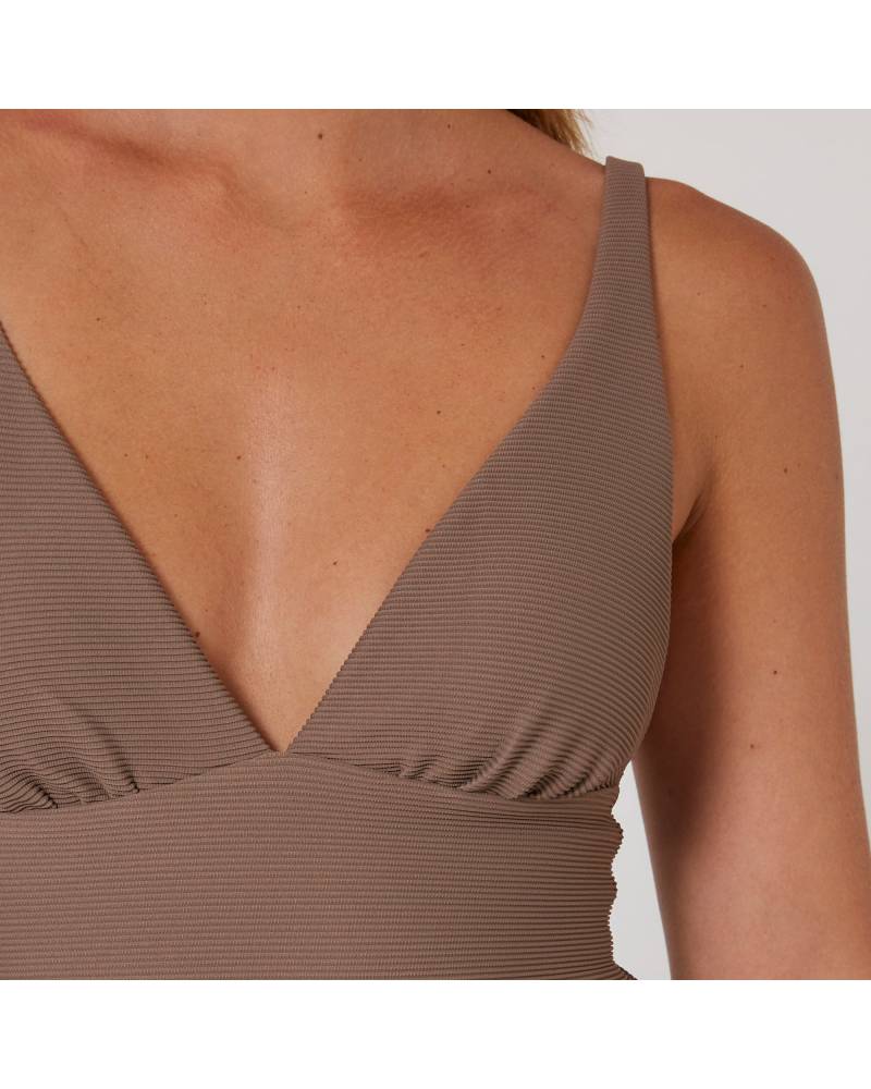 Hyams-Rib Plunge One Piece