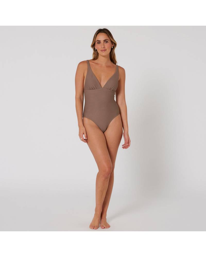 Hyams-Rib Plunge One Piece