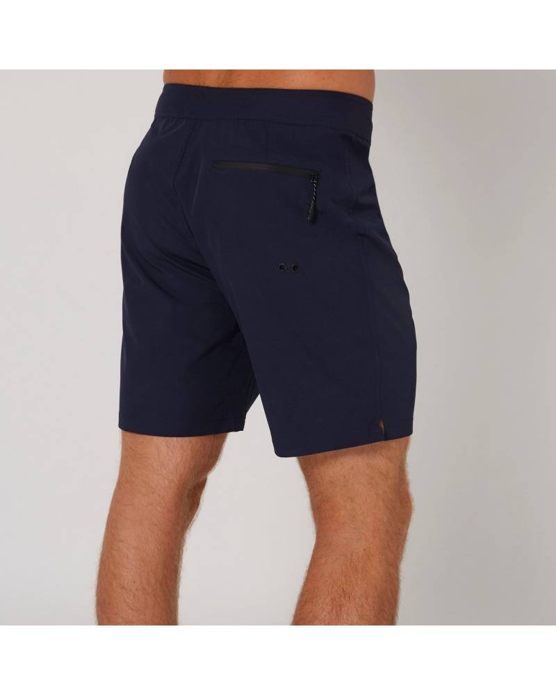 Side view Navy shorts