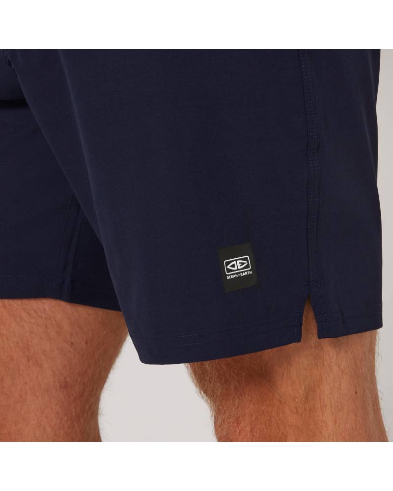 Logo detail Navy shorts