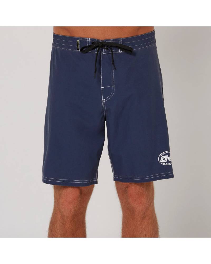 Front view navy boardshort