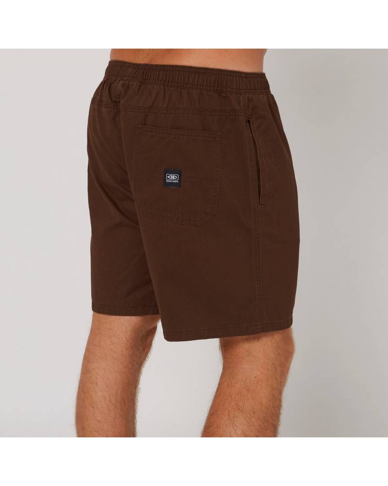 Back view Brown shorts