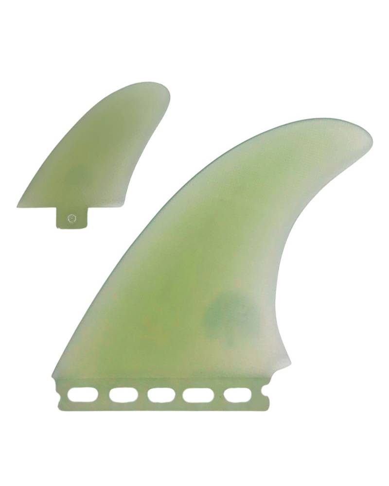 Clear Upright Twinzer Fins Side View