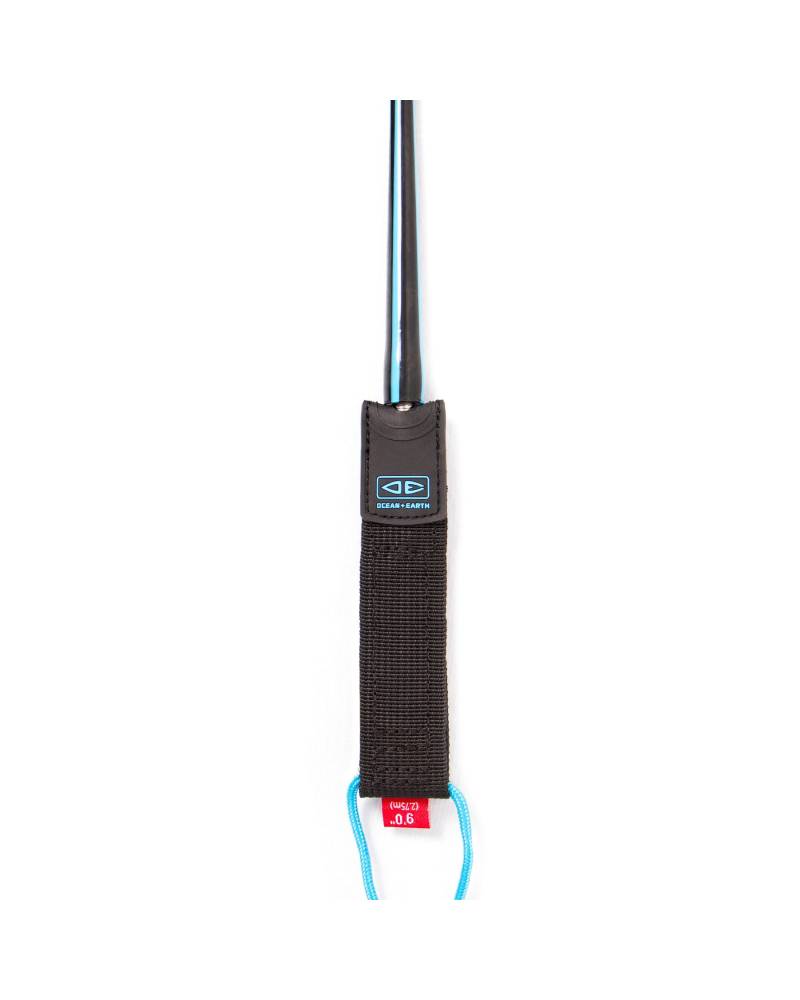 Longboard Knee One-XT Leash Detail - Blue