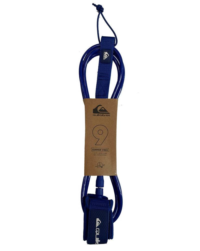 Quiksilver Summervibes 9ft Longboard Ankle Leash - Blue