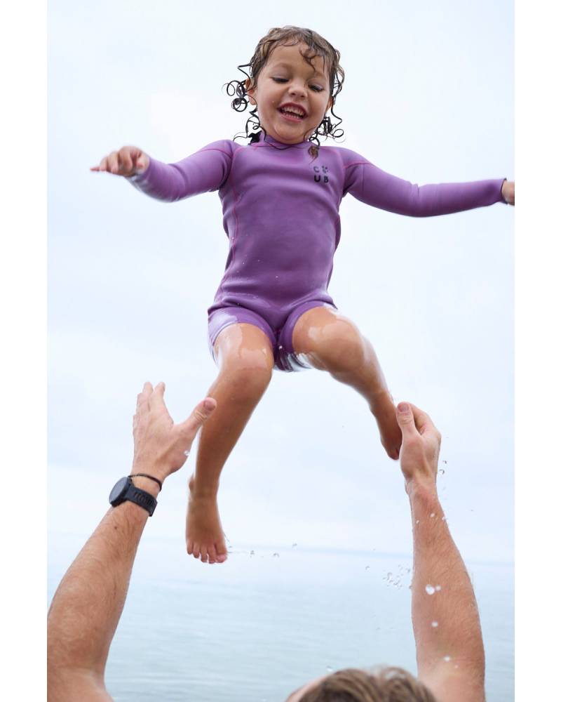 Long Sleeve Springsuit - Fuchsia