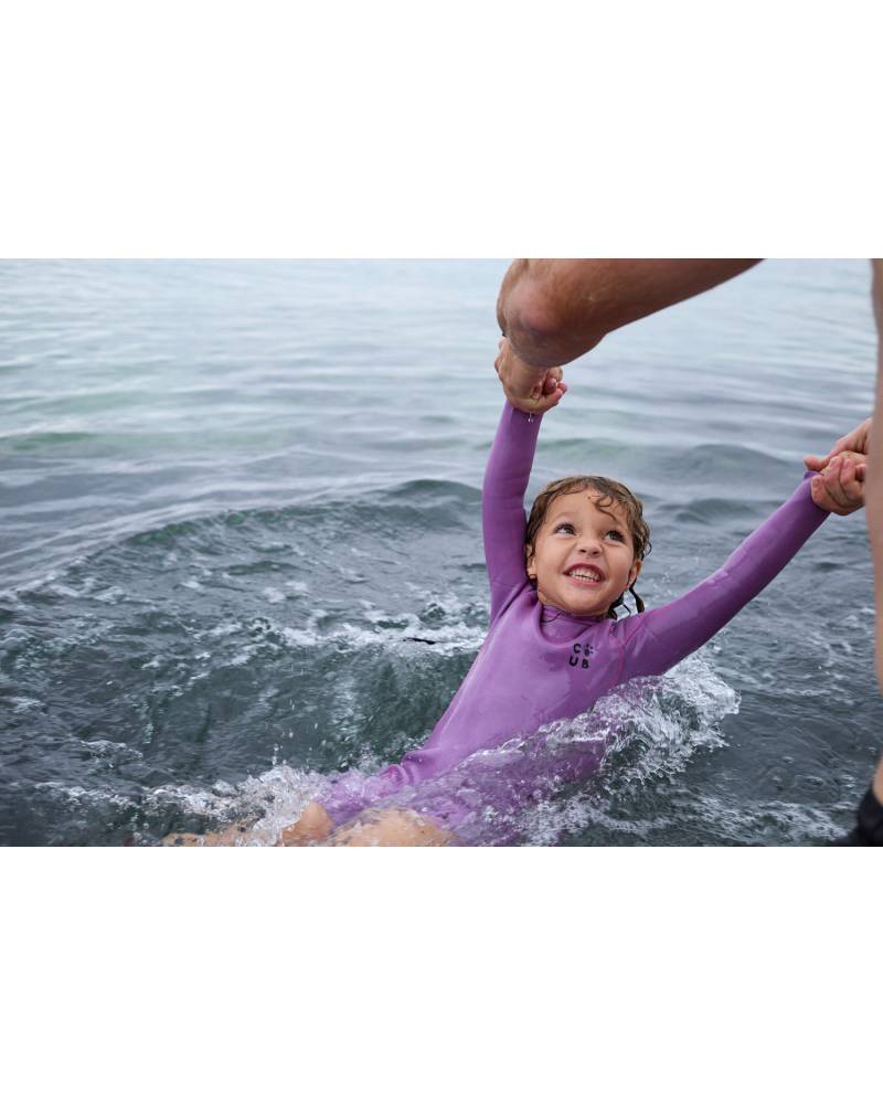 Long Sleeve Springsuit - Fuchsia