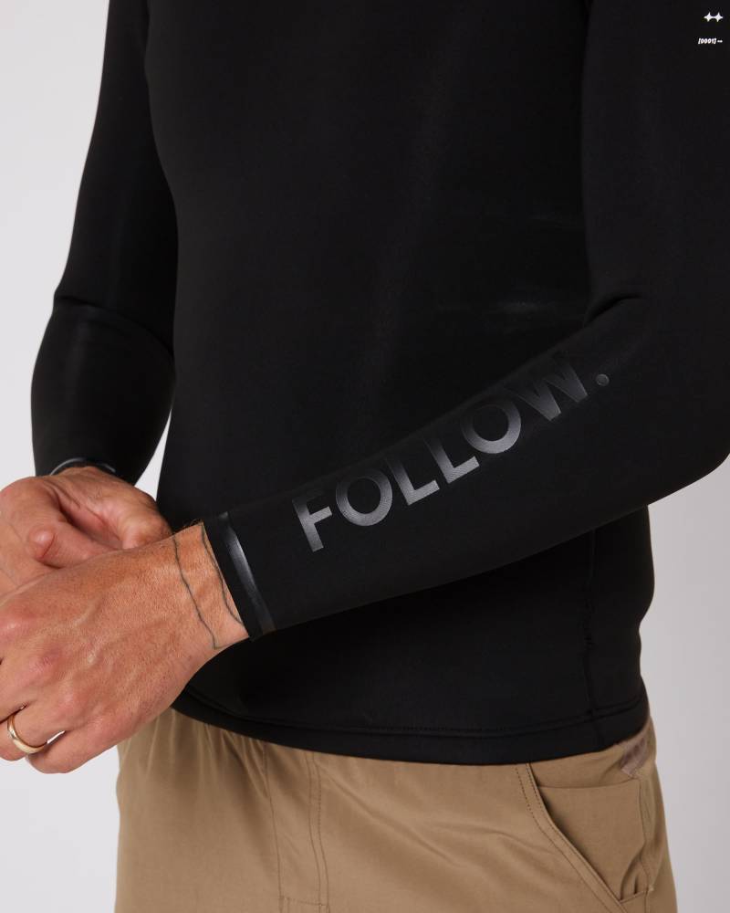 Follow P1 Ocena 1mm Wetty Top - Black