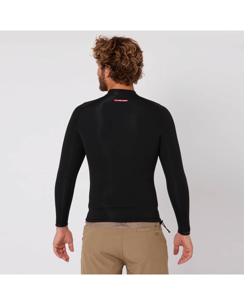 Follow P1 Ocena 2mm Wetty Top - Black