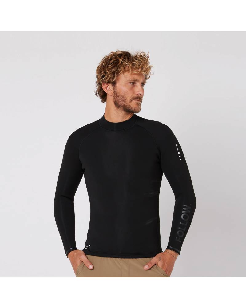 Follow P1 Ocena 2mm Wetty Top - Black