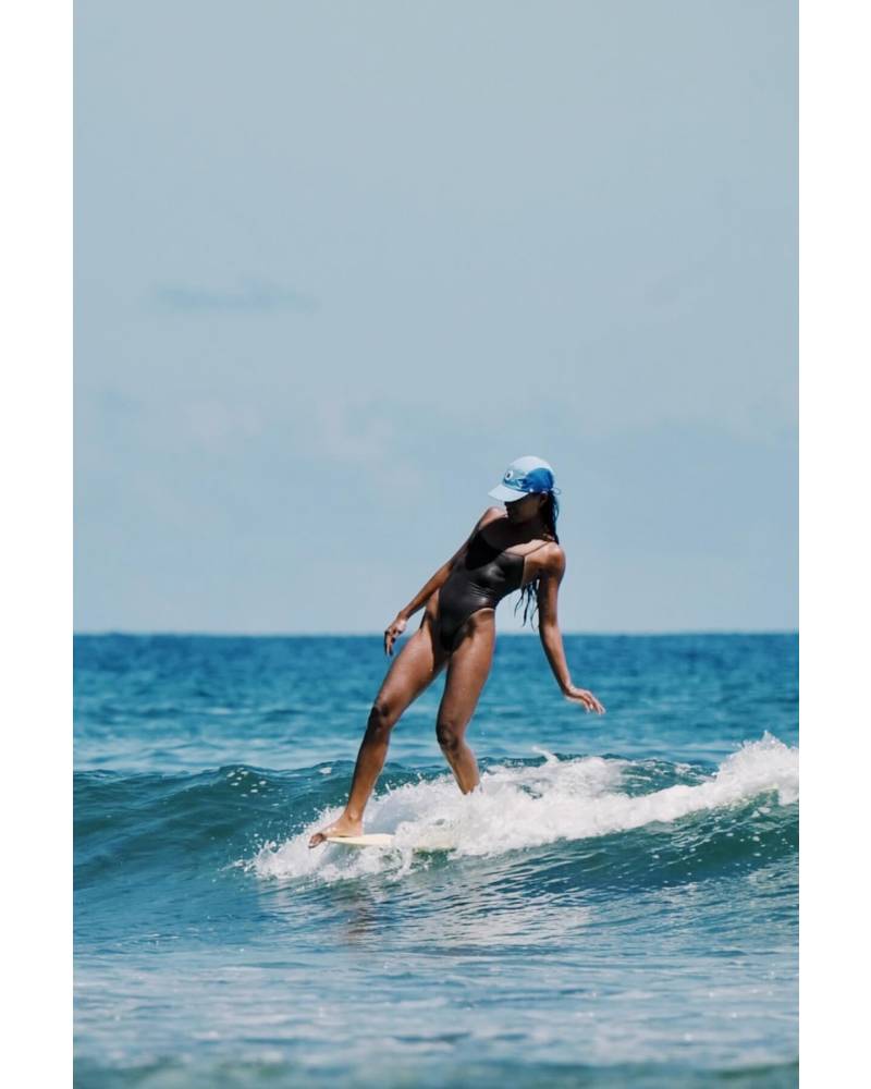 Lifestyle surfing action shot