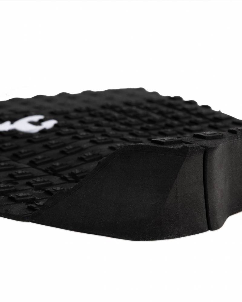 Close-up of black traction pattern