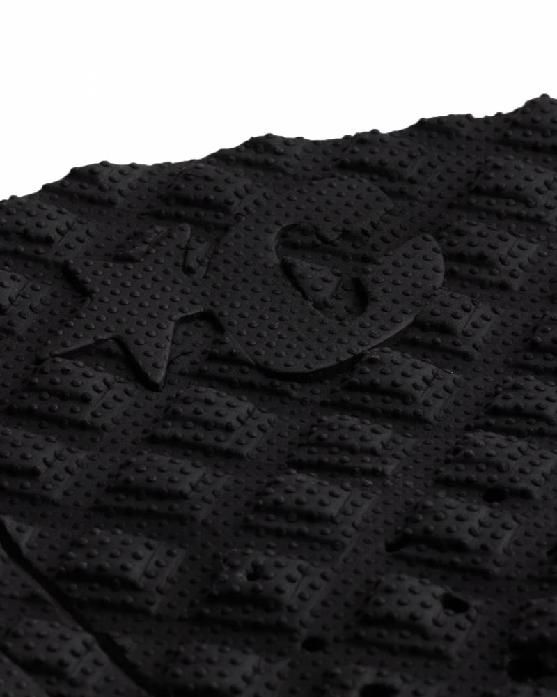 Close-up of logo on traction pad