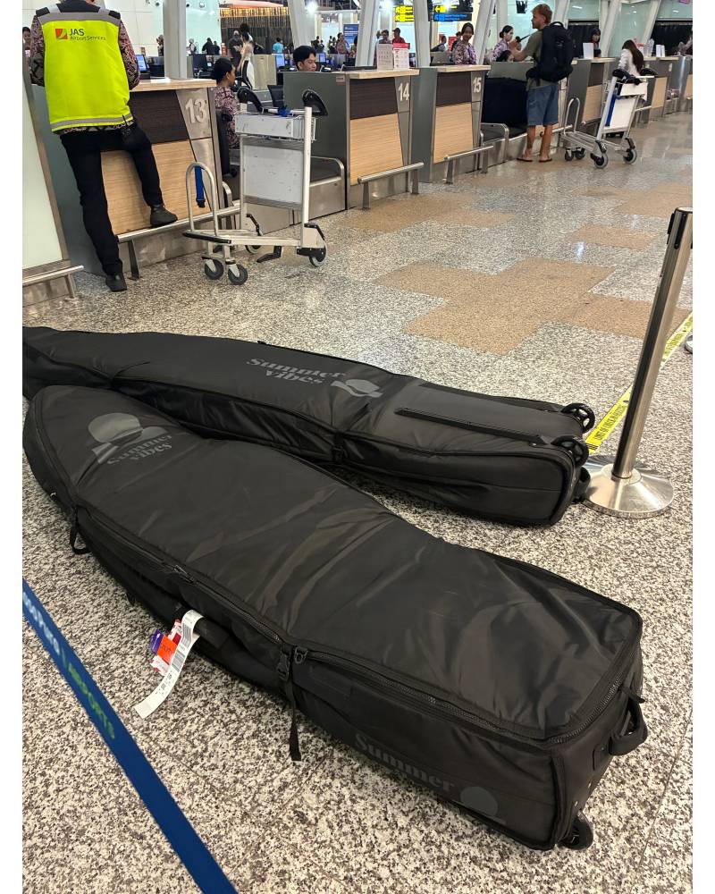 Summer vibes Premium Wheely Travel Cover 3-4 Surfboard Boardbag