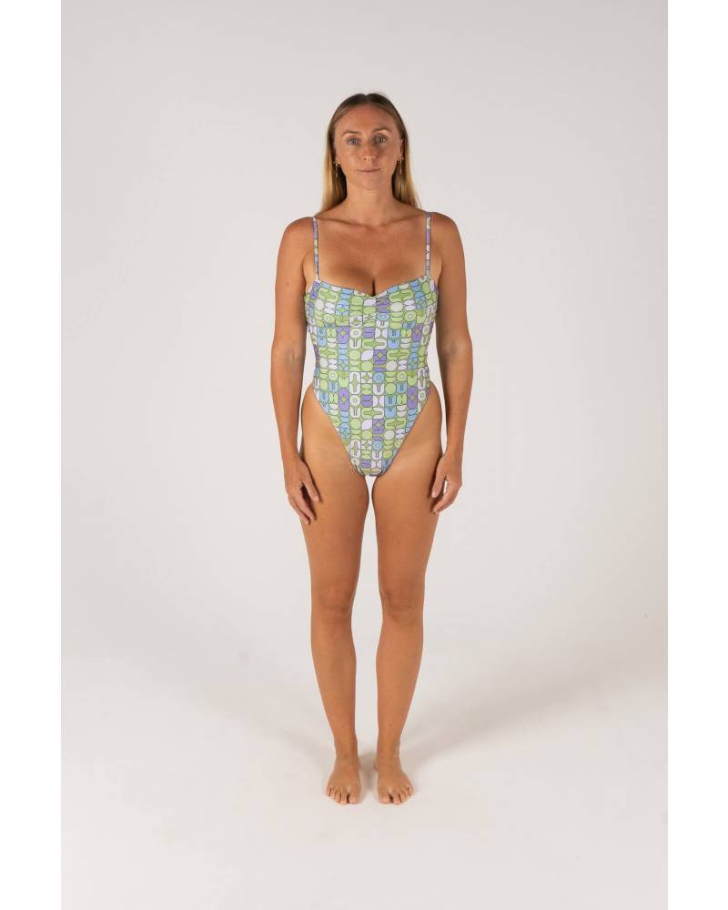 one piece, cosy, swimwear, inner relm, kindness, high waist, ladies, sustainable, australia