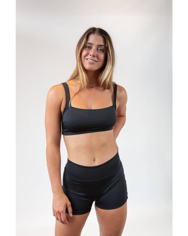 Gidget Shorties Black in Recycled Nylon