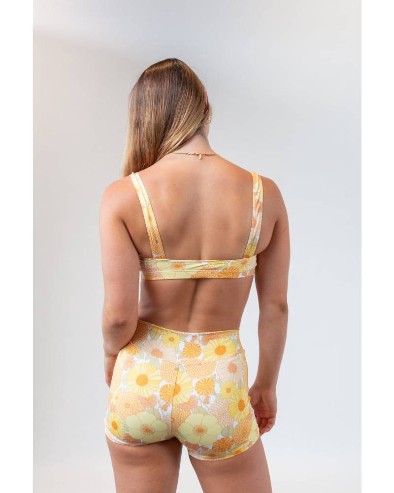 Gidget Top Honey in Recycled Nylon