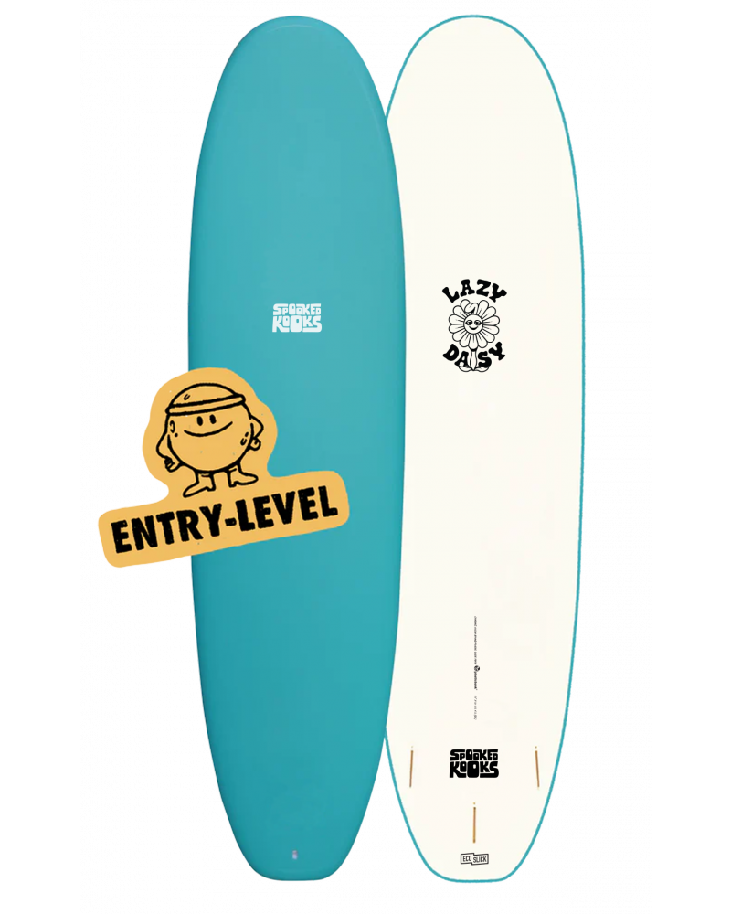 Aqua Green Surfboard Front Back