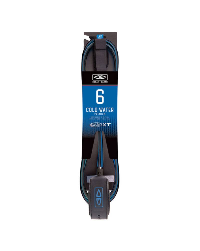 Surfboard Leash | Cold Water Premium - 6ft | Ocean and Earth