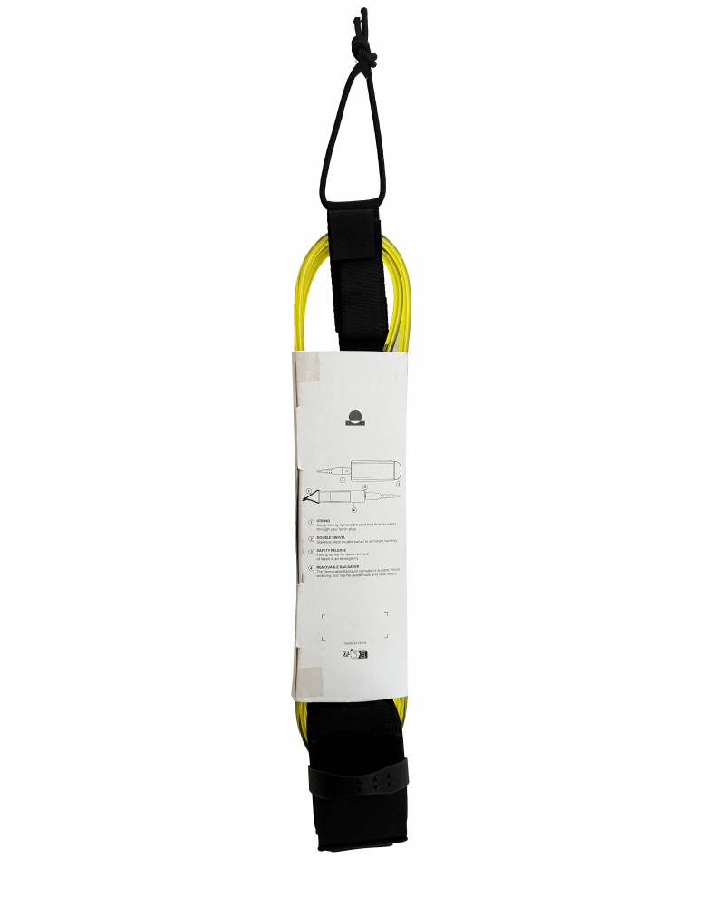Summer vibes Session 5ft Surfboard Leash Leg rope - Green Fluro - Summer vibes