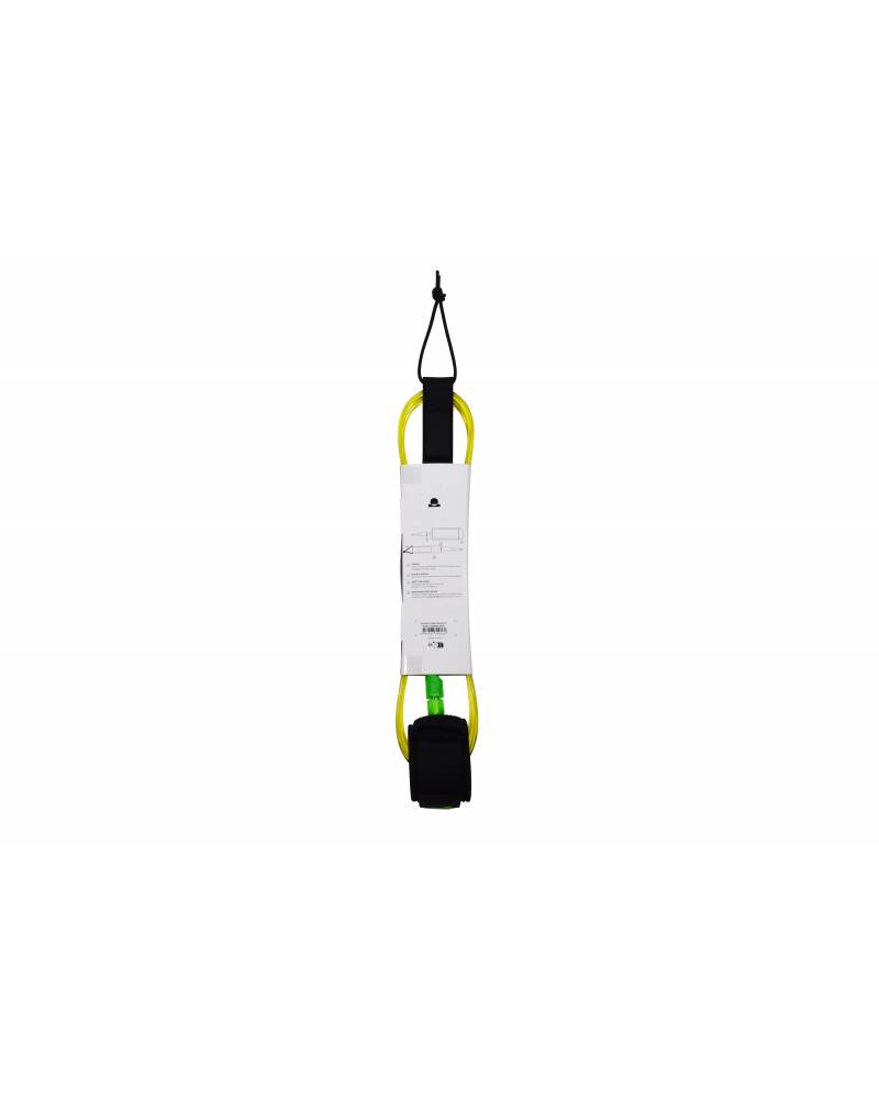 Summer vibes Session 6ft surfboard Leash Leg rope - Green Fluro - Summer vibes