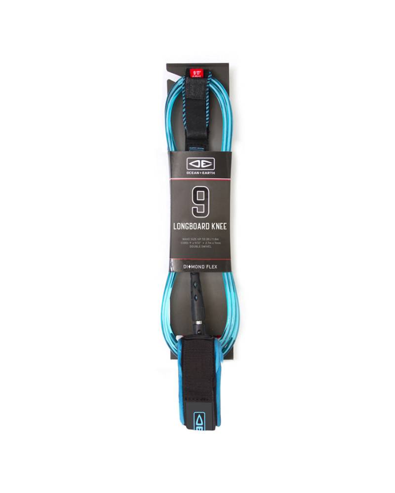 Blue Longboard Knee Leash