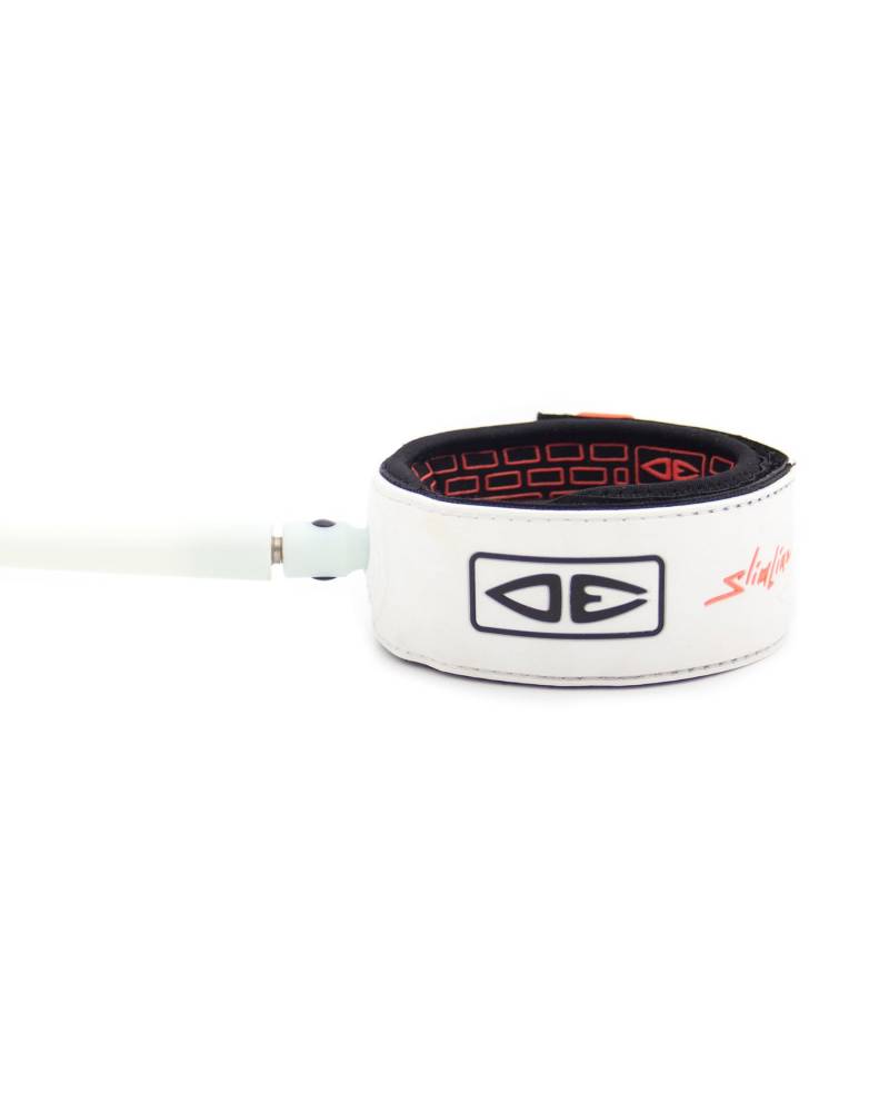 Slimline Lightweight Comp 6ft Leash White
