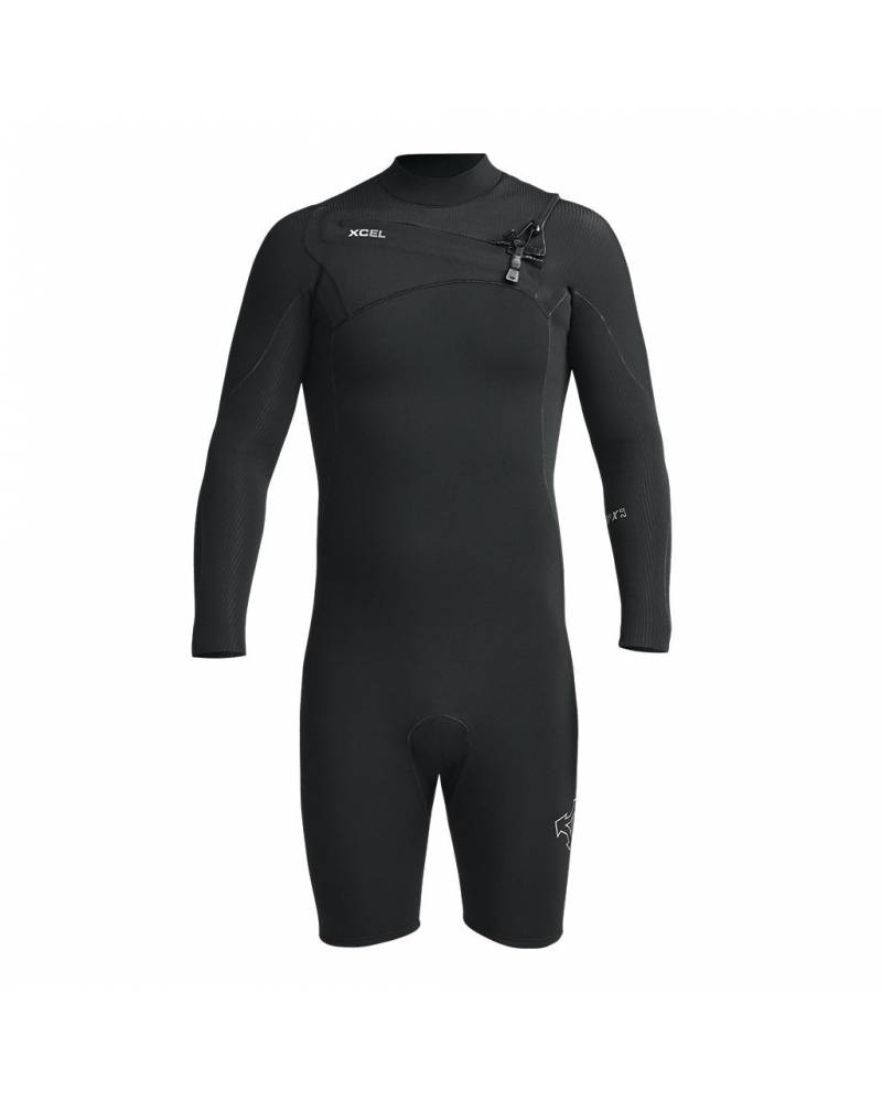 MENS COMP-X 2 LONG SLEEVE SPRINGSUIT BLACK